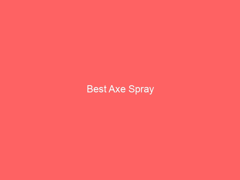 Read more about the article Best Axe Spray