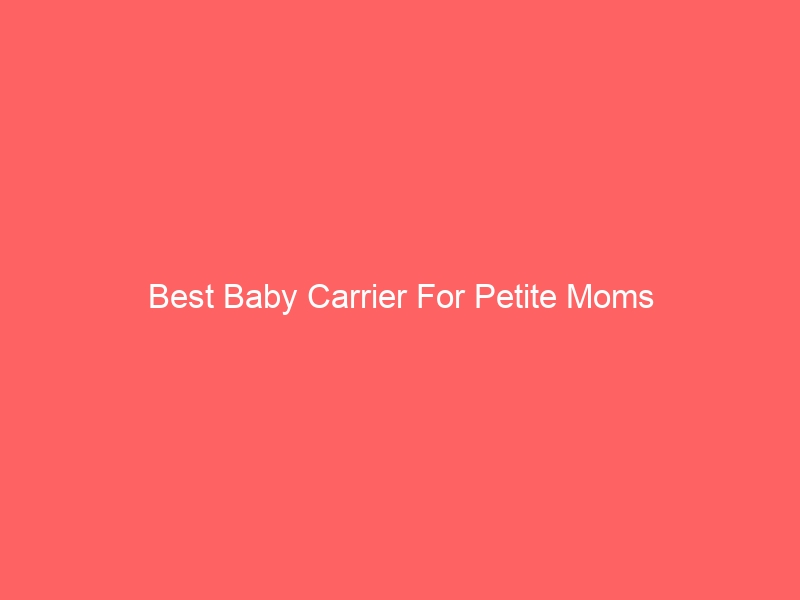 Read more about the article Best Baby Carrier For Petite Moms