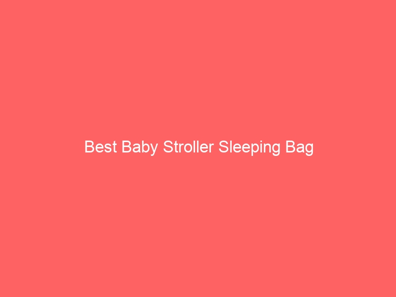 Read more about the article Best Baby Stroller Sleeping Bag
