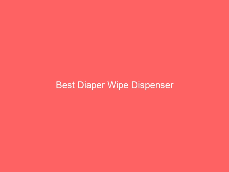 Read more about the article Best Diaper Wipe Dispenser