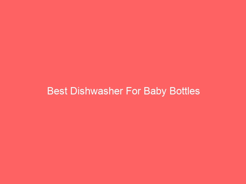 Read more about the article Best Dishwasher For Baby Bottles