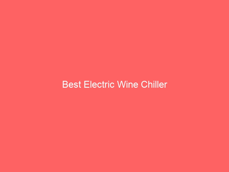 Read more about the article Best Electric Wine Chiller