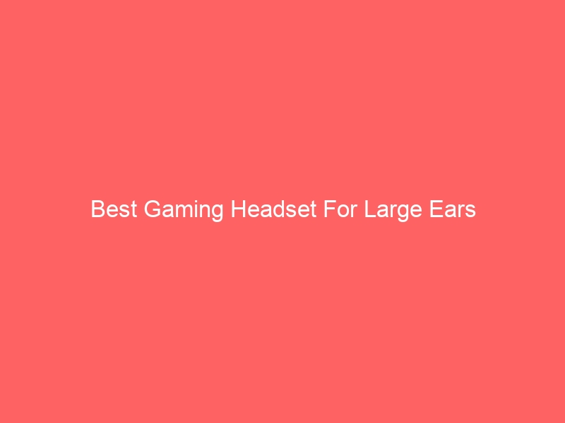 Read more about the article Best Gaming Headset For Large Ears