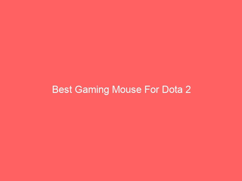 Read more about the article Best Gaming Mouse For Dota 2