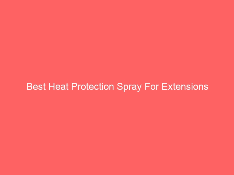 Read more about the article Best Heat Protection Spray For Extensions