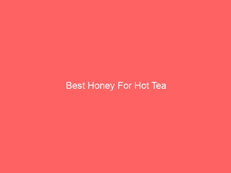 Read more about the article Best Honey For Hot Tea
