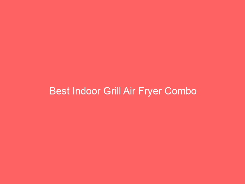 Read more about the article Best Indoor Grill Air Fryer Combo