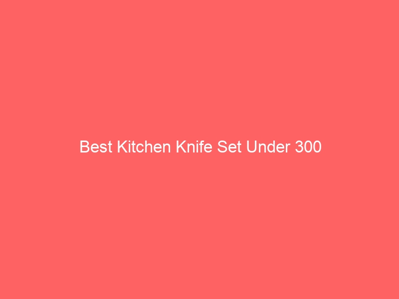 Read more about the article Best Kitchen Knife Set Under 300
