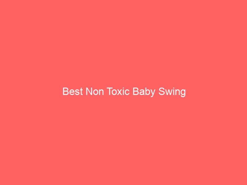 Read more about the article Best Non Toxic Baby Swing