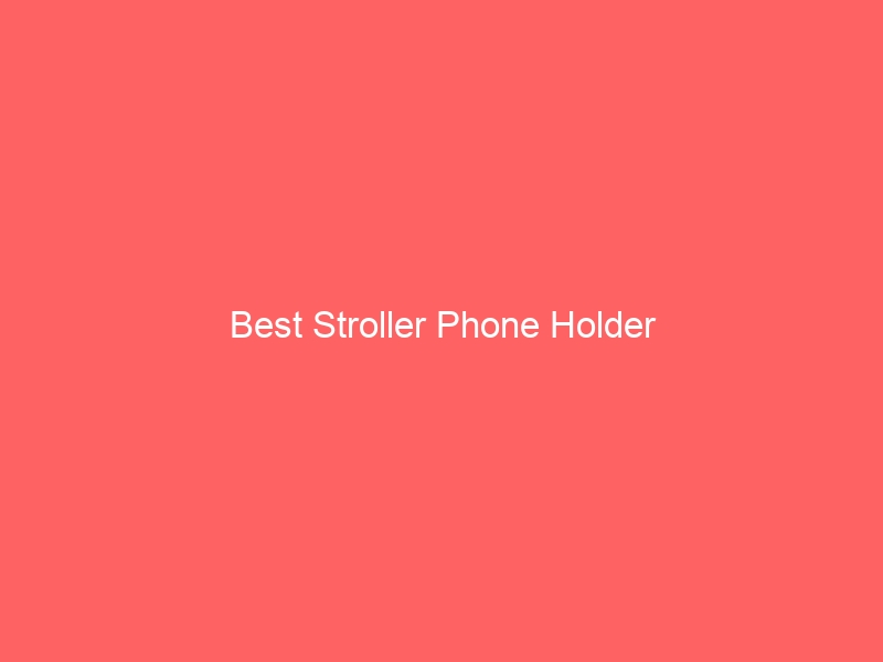 Read more about the article Best Stroller Phone Holder