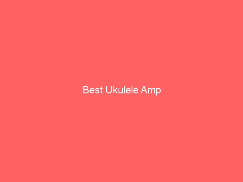 Read more about the article Best Ukulele Amp